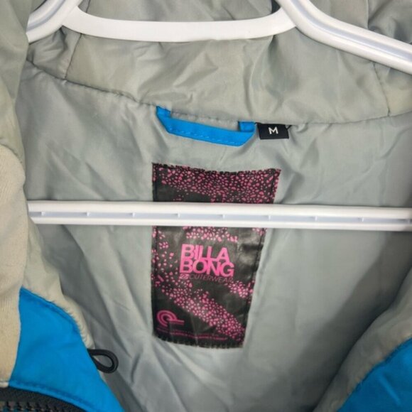 Billabong Snowboarding ski  jacket coat blue white size medium - Picture 6 of 11